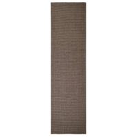 vidaXL Alfombra de sisal natural 80x300 cm Color Natural,  Negro,  Marrón y mas Alfombras de área  Alfombra de Piso para Sala de Estar Dormitorio Habitación Salón - details 1