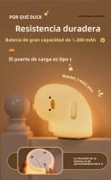 Lámpara De Noche LED Recargable En Forma De Pato De Silicona Para Niños Decoración De Habitación Luz De Noche Para Camastro Regalo De Cumpleaños - details 22