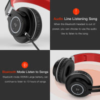 Auriculares Bluetooth plegables 7 colores que respiran luz y estética - details 4