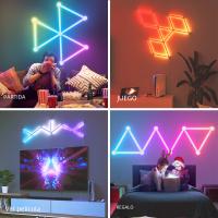 Lámpara De Pared Inteligente WIFI LED RGBIC Barra De Luz DIY Decoración De Ambiente Para Dormitorio Y Sala De Juegos Iluminación Nocturna Con Música Y TV - details 9