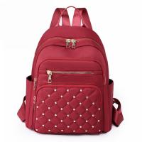 Mochila Vintage Clásica De Nylon Para Mujer Bolsa De Viaje Casual Solida Gran Capacidad Para Escuela Y Universidad Mochila Para Niñas - details 1
