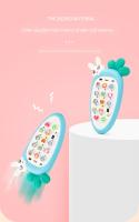 Juguete Educativo Montessori Para Bebés Teléfono De Radish Con Sonido Y Música Juguete De Mordedor Bitable Para Niños Juguetes De Aprendizaje Y Sueño - details 7
