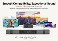 Barra De Sonido ULTIMEA Nova S50 Soundbar Dolby Atmos Soundbar para TV, Potencia Máxima 190W, BASSMX, ,altavoz 2.1 canal, 3D Sonido Envolvente, Bluetooth 5.3, audio TrueHD 4K, salida máxima de nivel de presión sonora de 103dB, subwoofer de 40W - details 12