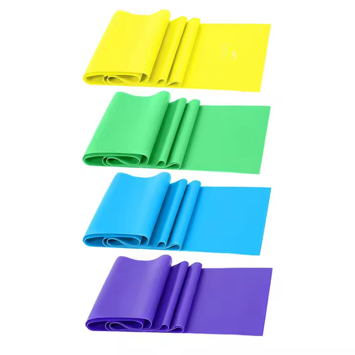 Conjunto De Bandas De Resistencia TPE 4 Niveles De Resistencia Ejercicio De Yoga Pilates Rehabilitación Entrenamiento De Fitness Elasticidad Para Muñeca Cintura Pierna Pecho Extensión De Músculos - 1