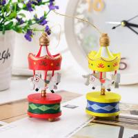 Caballito De Carrusel De Madera Para Adornos Navideños Colgantes Para Árbol De Navidad Regalo De Año Nuevo Juguete Para Niños Decoración De Fiesta En Casa - details 8