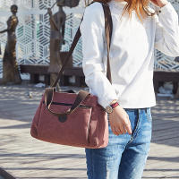 Nueva Bandolera Multifuncional Para Mujer Bolsa De Hombro Mensajera De Lona Con Gran Capacidad Estilo Casual Para Todas Las Occasiones - details 9