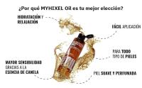 MYHIXEL Aceite de Masaje 200 ml | Aroma Manzana y Canela | Hidratante y Suavizante | Alta Sensibilidad | Fácil Aplicación | Apto para Todo Tipo de Piel - details 3