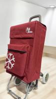 Carro Carrito de Compra Plegable [Carro Carrito] Ligero Bolsa Termo 90x30x39cm , Resistente, Plegable, con 4 Ruedas Resistentes, para la Compra - details 1