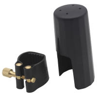 Mandíbula De Clarinete Con Ligadura Y Tapa Para Saxofón Alto Soprano Tenor Accesorios Para Instrumentos De Madera Cierre De Cuero Con Hebilla Clip - details 1