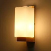 Lámpara de comparación Escandiva de Madera de diseño sencillo, aplique de comparación para Mesita de Noche, Sala de estar, Escalera, pasillo - details 1