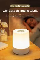 Lámpara Nocturna USB LED Con Control Remoto Y Batería Recargable Tres Colores Luz De Mesa Portátil Para Dormitorio - details 0