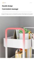 Carrito De Ruedas De Almacenamiento Móvil Estante De Libros Con 5 Niveles Para Cocina Y Dormitorio Carrito De Snacks Multicapa - details 8