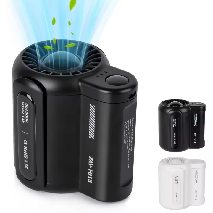 Mini Ventilador Portáthil with Clip de Cinturón, Ventilador Portáthil de 3 Velmodades with Agua de 4500 mAh - 1