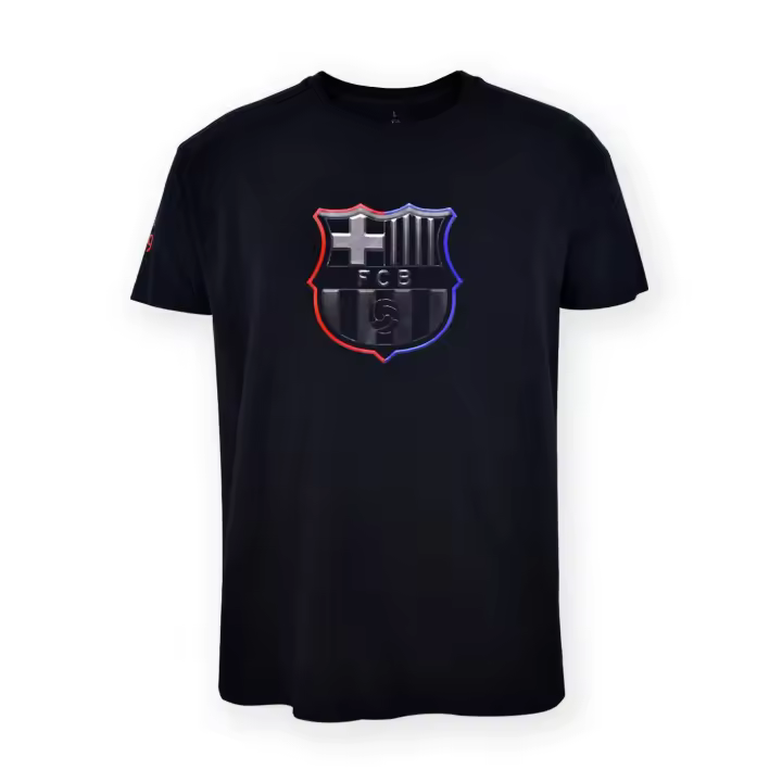 Camiseta Oficial FC Barcelona Barça Dark para Fans - Equipo Nacional de Fútbol - Jersey de Deportes y Aire Libre - 1