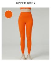 Leggings De Yoga Para Mujer Cintura Alta Sensación De Naked Fitness Running Ciclismo Ropa De Gimnasio Deporte Verano Talla True Fit Pantalones De Pierna Larga Material Nylon Spandex - details 8