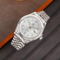 Reloj De Pulsera De Lujo Para Hombre Estilo Casual Y Deportivo Calendario Integrado Acero Inoxidable Movimiento Cuarzo Clásico Y Negocios - details 0