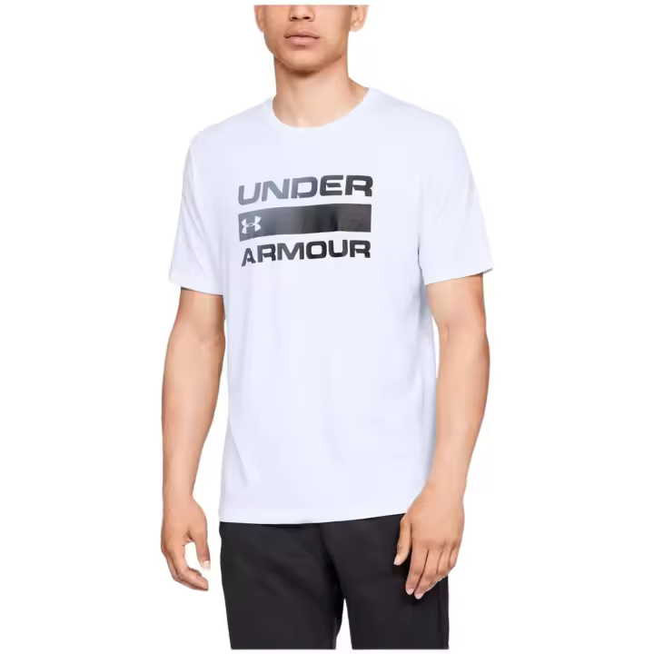 Camiseta de Manga Corta Under Armour Team Issue Wordmark para unisex en color blanco - 1