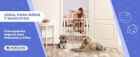 Barrera para escalera Mobiclinic Seguridad Niños Mascotas A presión Cierre automático Doble apertura Raily Fácil de montar - details 3