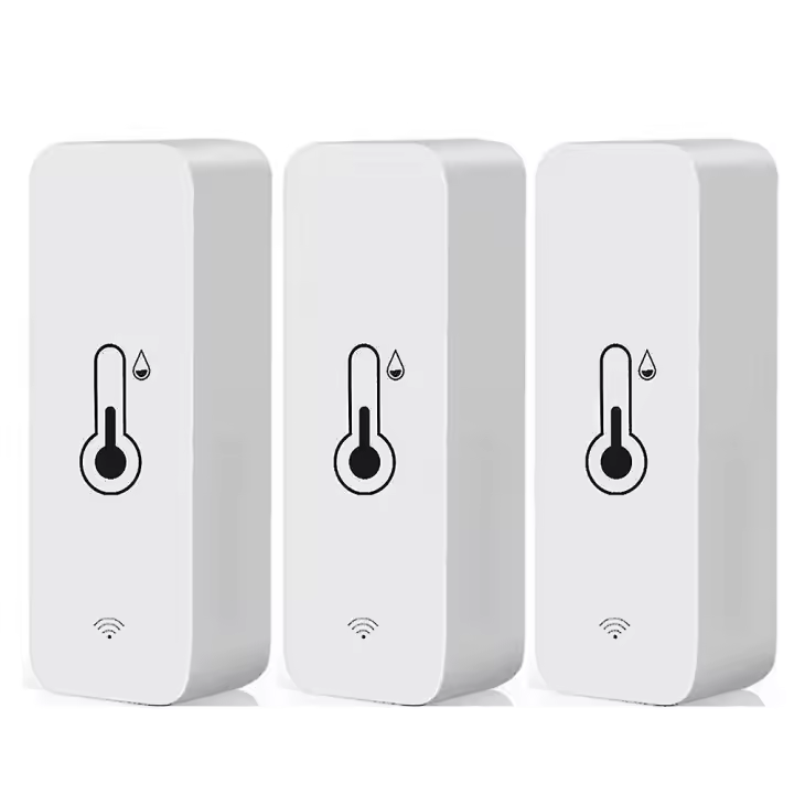 3x Tuya Wifi Sensor de temperatura y humedad Termómetro interior - 1