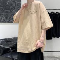 Camiseta Casual Para Hombre Con Estampado De Planeta Minimalista Talla M-8XL Manga Corta Versátil Y Moda Primavera/Verano - details 1