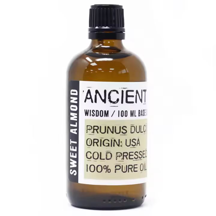 Aceite Base de Almendras Dulces, 100% Puro, 100% Natural, Piel Seca, Nutrición, Propiedades Antiinflamatorias, Extracción Prensado en Frío,100 ml, AWArtisan - 1