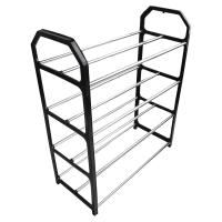 Rack De Zapatos De Metal Organizador De Calzado Estante De 4 Capas Espacioso Para Sala De Estar Material Duradero - details 10