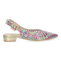 Davinia Shoes Zapato Plano de Mujer, Comodo, Estilo Salon, de Punta Fina, de Material Entrelazado, y Cierre de Hebilla Shoes&Blues.es GZ-2Q2-Multi - details 1