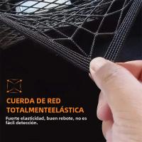 Red De Carga Para Motocicleta Doble Capa De Alta Elasticidad Red De Bungee Para Almacenamiento De Casco 10"X11" Con Gancho Red De Equipaje - details 3