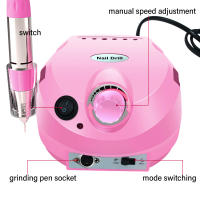 LULAA Máquina De Uñas Eléctrica Para Manicura Conjunto De Taladro Y Cortadores Para Uñas De Acrylico Herramientas De Pedicura Eléctrica - details 1