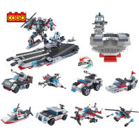 COGO Transformación De Robot a Avión Juguetes De Bloques De Construcción Serie Militar Regalo Para Niños (774 Piezas) - details 0