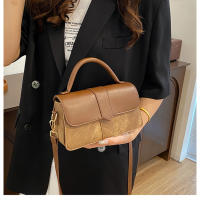 Bolso De Hombro Para Mujer En Cuero PU Moda Cruzado Vintage Bolsos De Malla Cuadrada Bolso De Bocadillo Negro - details 20