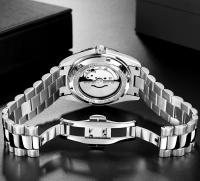 Reloj Mecánico Para Hombre CADISEN Con Dial De Meteorito Calendario Completo Semana 100M Resistencia Al Agua Movimiento MIYOTA 8285 Acero Inoxidable Cristal De Zafiro - details 15