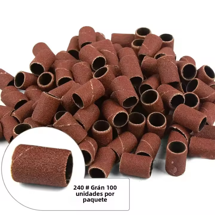 Set De 100 Piezas De Bits Para Uñas Y Cuchillas De Amoladora Para Uñas De Acrílico Y Gel Herramienta De Pedicura Eliminación De Uñas Postizas - 1