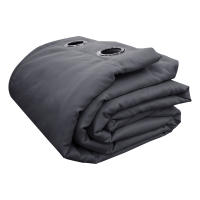 Cortinas Negras Aislantes De Calor Con Capa Impermeable Y Ventilación Para Patio Exterior Resistente Al Viento Y a Invierno Decorativas Para Sala De Estar Y Dormitorio - details 18