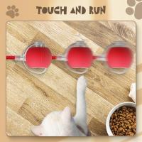 2 piezas 360 ° Smart Automat Rolling Pet Ball, movimiento irregular recargable para gatos y perros, Rojo - details 0