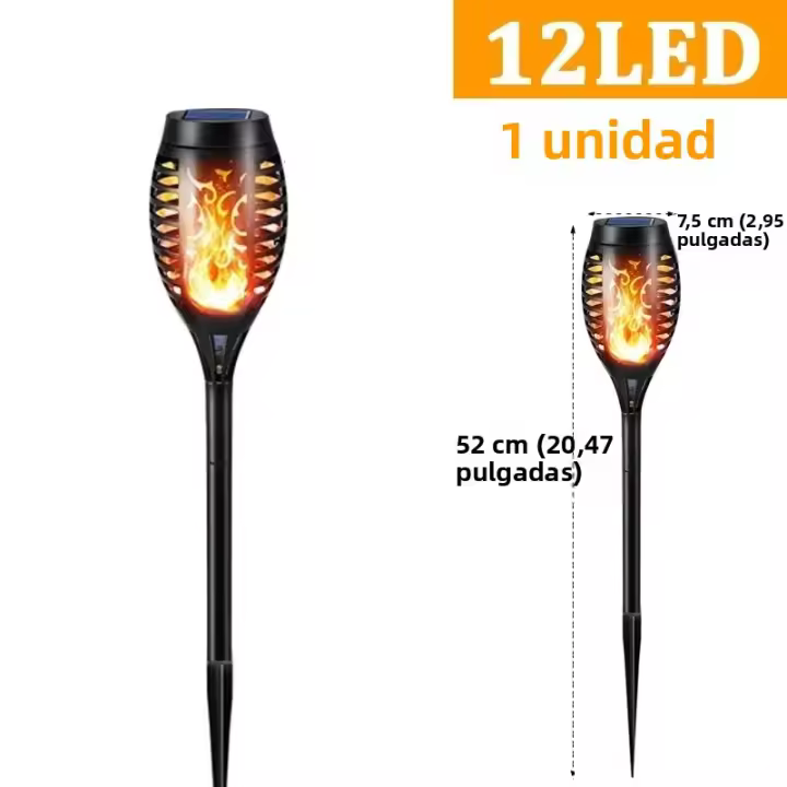 96 Luces De Torcha Solar Para Exterior IP65 Impermeables Luz De Velocidad Para Jardín Patio Iluminación De Césped Estilo Moderno - 1