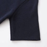 Vestido Midi De Tejido Para Mujer TRZA Con Botones Y Cuello En V Manga Corta Estilo Casual Color Sólido Talla Regular - details 6