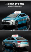 Toyota Corolla Taxi De 1:32 En Aleación De Metal Vehículo Diecast Con Sonido Y Luz Coche Retroductor Para Niños Regalos A633 - details 6
