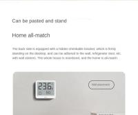 XIAOMI DUKA Medidor De Temperatura Y Humedad Digital LCD De 2.5 Pulgadas Estación Meteorológica Interior Sensor Mini - details 9