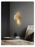Lámpara De Pared LED Nórdica Para Iluminación Interior De Dormitorio Y Sala De Estar Moderna Decoración Sconces Montaje En Pared Color Negro Y Oro - details 10