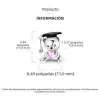 Encantadores Colgantes De Animales De Plata Para Mujer Joyería De Pulsera Y Collar Con Encantos De Pingüino Y Aguacate Pulsera De Bangle - details 144