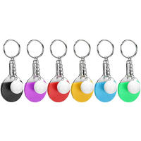 Llavero De Tenis De Mesa 1PC Pendiente De Llavero Simulación Mini Raqueta De Tenis De Mesa Adorno Para Bolsa Regalo Souvenir - details 2