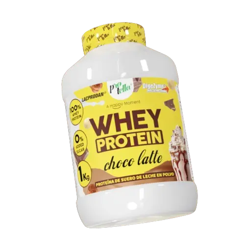 Whey Protein 1kg - Protella│DigeZyme│Sin azúcares añadidos│100% Proteína Whey - 1