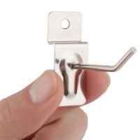 5Pcs Gancho De Exhibición Multifuncional Soporte De Almacenamiento Colgante Para Tienda De Al Por Menor Adecuado Para Estantes De Pegatinas Material De Hierro - details 6