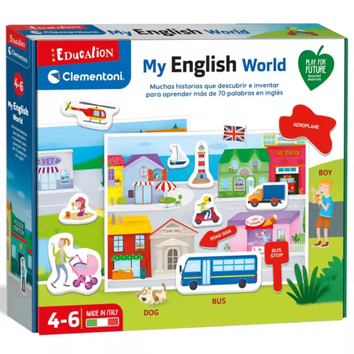 Juego Educativo Mi Mundo en Inglés Clementoni - 1