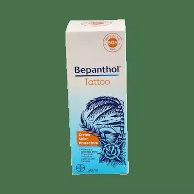 Bepantholtattoo Spf 50+ Crema Solar Protectora 50Ml - 1