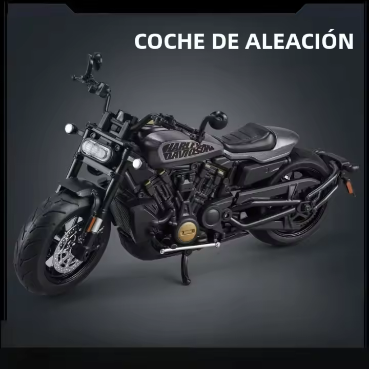 Motocicleta De Escala 1:12 Warhawk Juguete De Aleación De Simulación Alta Modelo Estático Decorativo Para Niños Regalos De Cumpleaños - 1