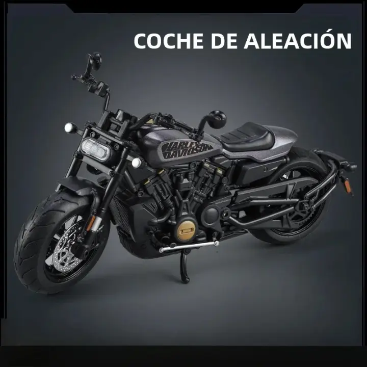 Motocicleta De Escala 1:12 Warhawk Juguete De Aleación De Simulación Alta Modelo Estático Decorativo Para Niños Regalos De Cumpleaños - 1