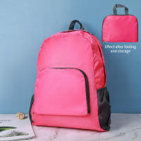Mochila De Viaje Al Aire Libre Impermeable Plegable Y Ligera De Gran Capacidad Para Mujer Estilo Casual Sin Capa De Químicos Peligrosos - details 9