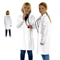 Bata Blanca Disfraz Médico Niños Adultos, Ropa de Trabajo Blanca con Manga Larga para Carnaval Halloween Fiesta de Cosplay - details 0